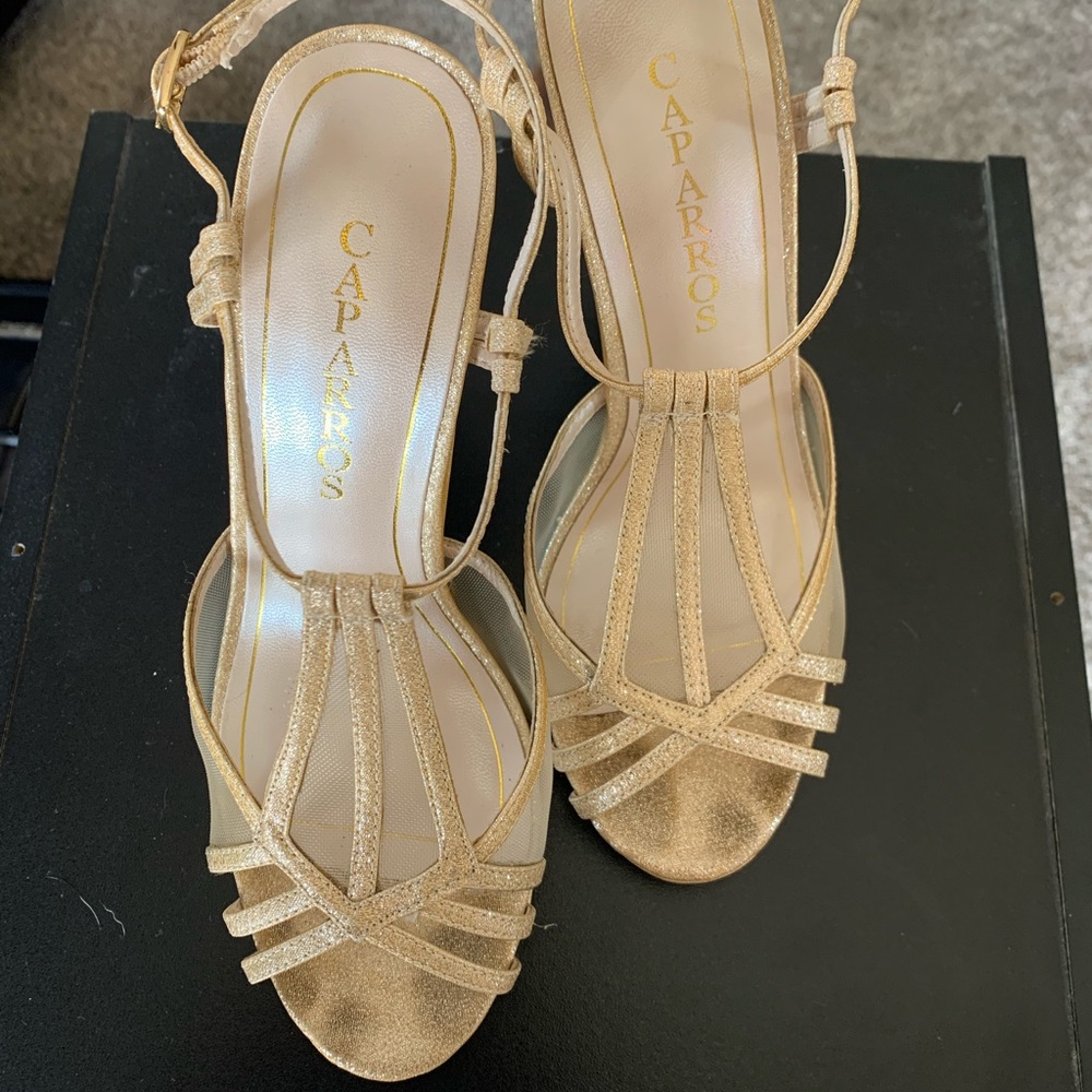 Rose Gold Shimmery Heels